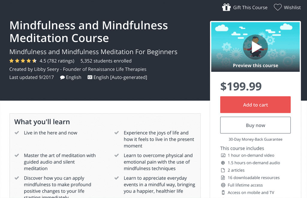 Mindfulness and Mindfulness Meditation Course Image