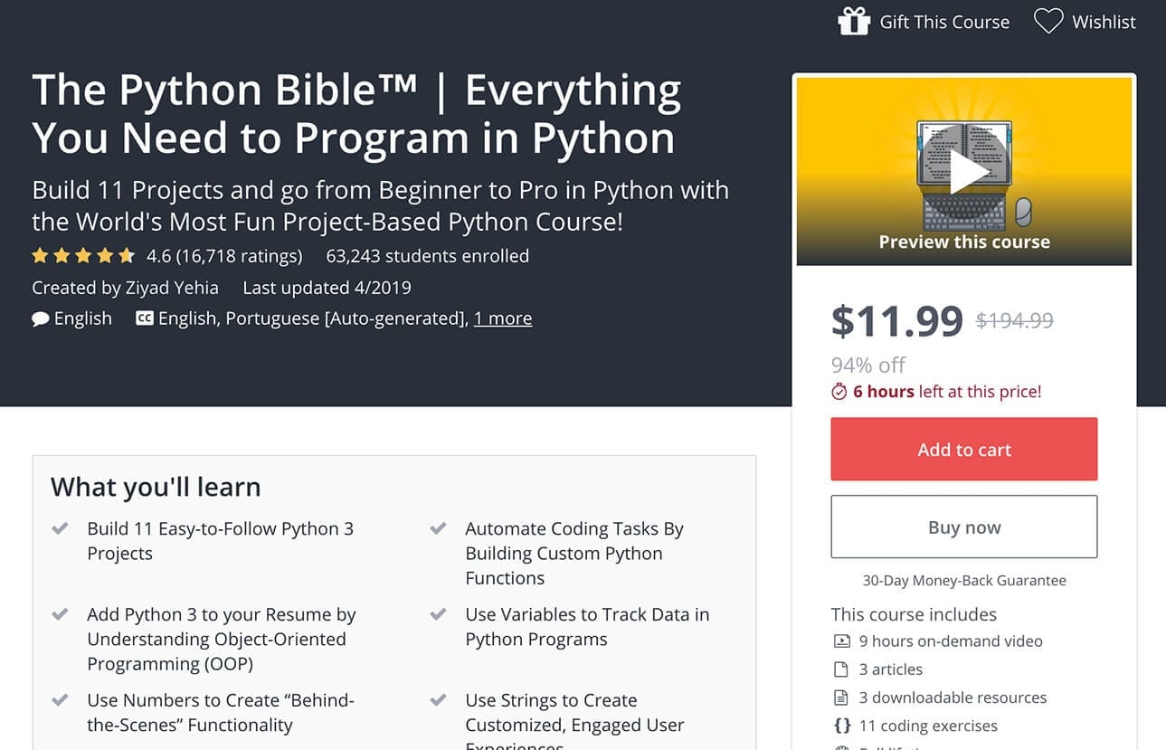 10 Best Python Courses, Classes and Certifications Online - Venture Lessons