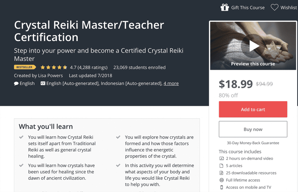 crystal reiki master