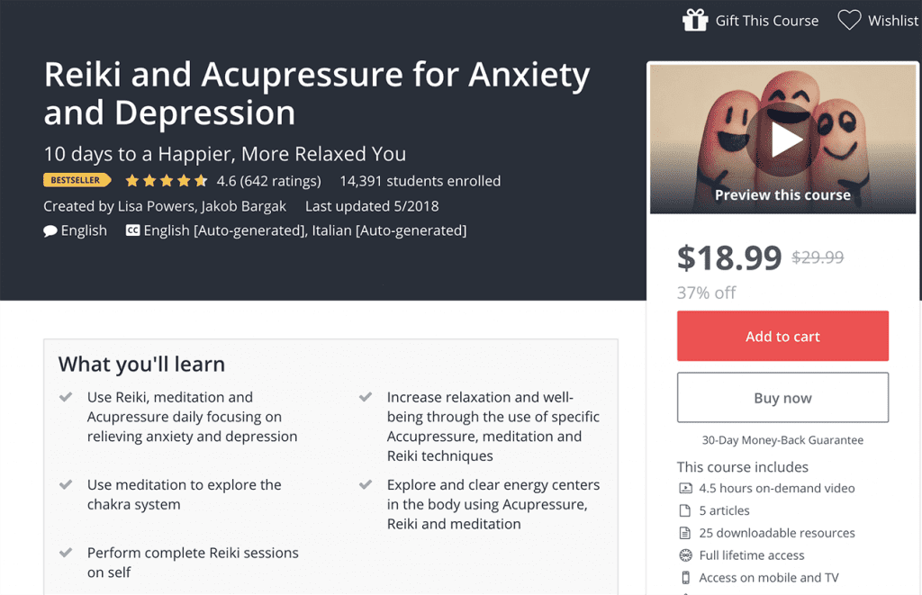reiki and acupressure for anxiety