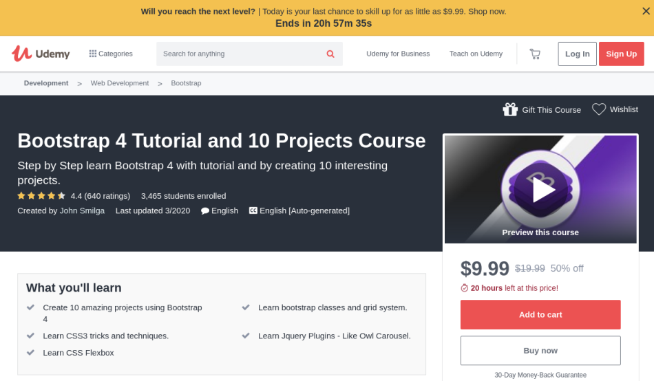 udemy - bootstrap 3 responsive design tutorial fundamentals